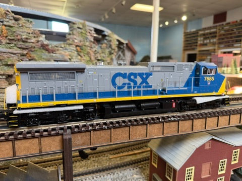 MTH 20-21971-1 - Dash-8 Diesel Engine "CSX" #7690 w/ PS3