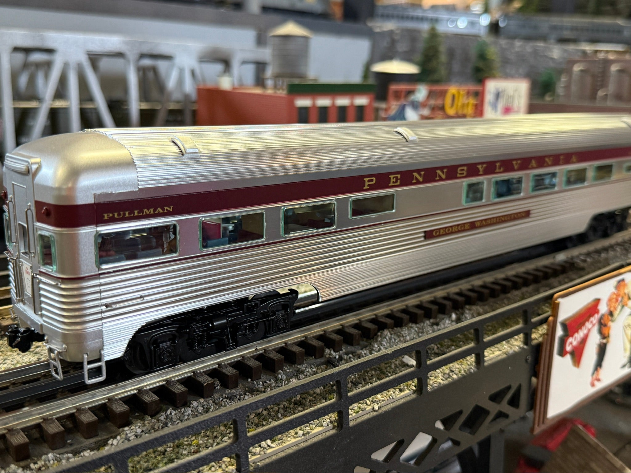 Lionel 2527080 - 18" Aluminum Passenger Car Set "Pennsylvania" (4-Car) Congressional