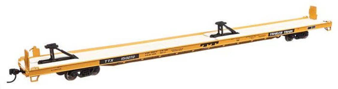 Walthers HO 910-5735 - Mainline - 89' Channel Side Flatcar "TTX" #150272