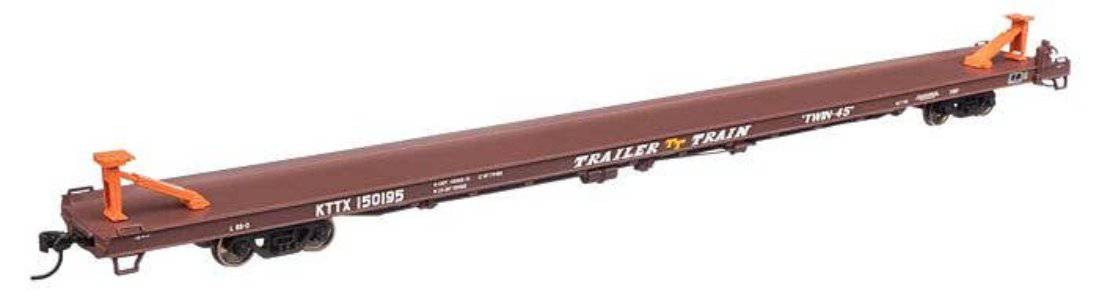 Walthers HO 910-5750 - Mainline - 89' Channel Side Flatcar "KTTX" #151132