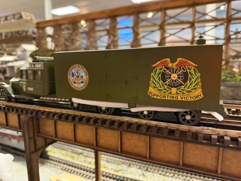 MTH 30-21315-1 - Galloping Goose Diesel "U.S. Army" #1942 w/ PS3 - Custom Run for MrMuffin'sTrains