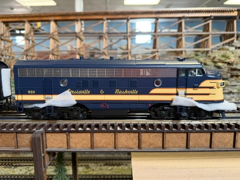 MTH 20-22003-1 - F-7 A Diesel Engine "Louisville & Nashville" #819 w/ PS3 (Blue) - Custom Run for MrMuffin'sTrains