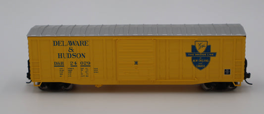 Walthers HO 910-46707 - Mainline - 50' Waffle Side Boxcar "Delaware & Hudson" #24029