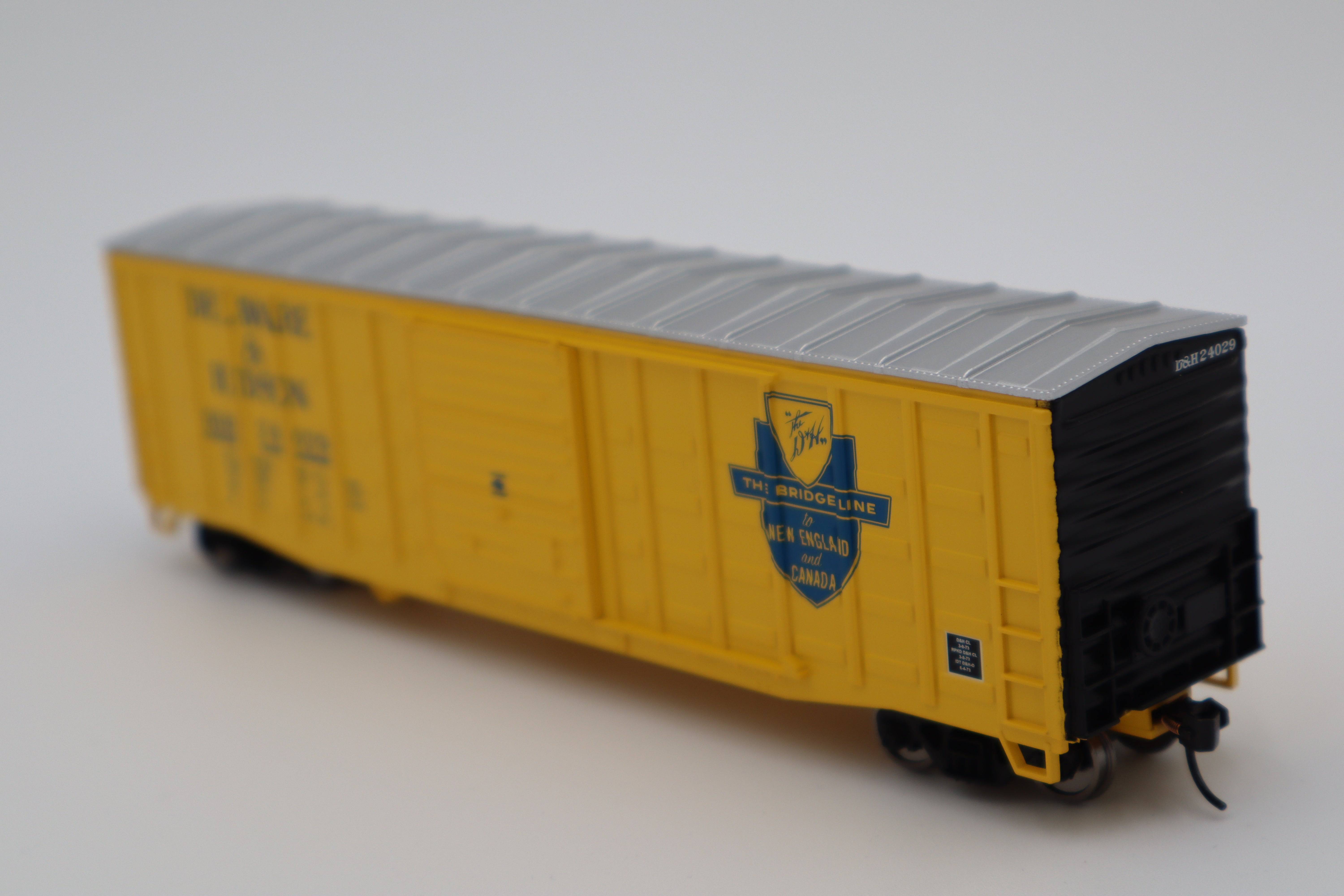 Walthers HO 910-46709 - Mainline - 50' Waffle Side Boxcar "Delaware & Hudson" #24052