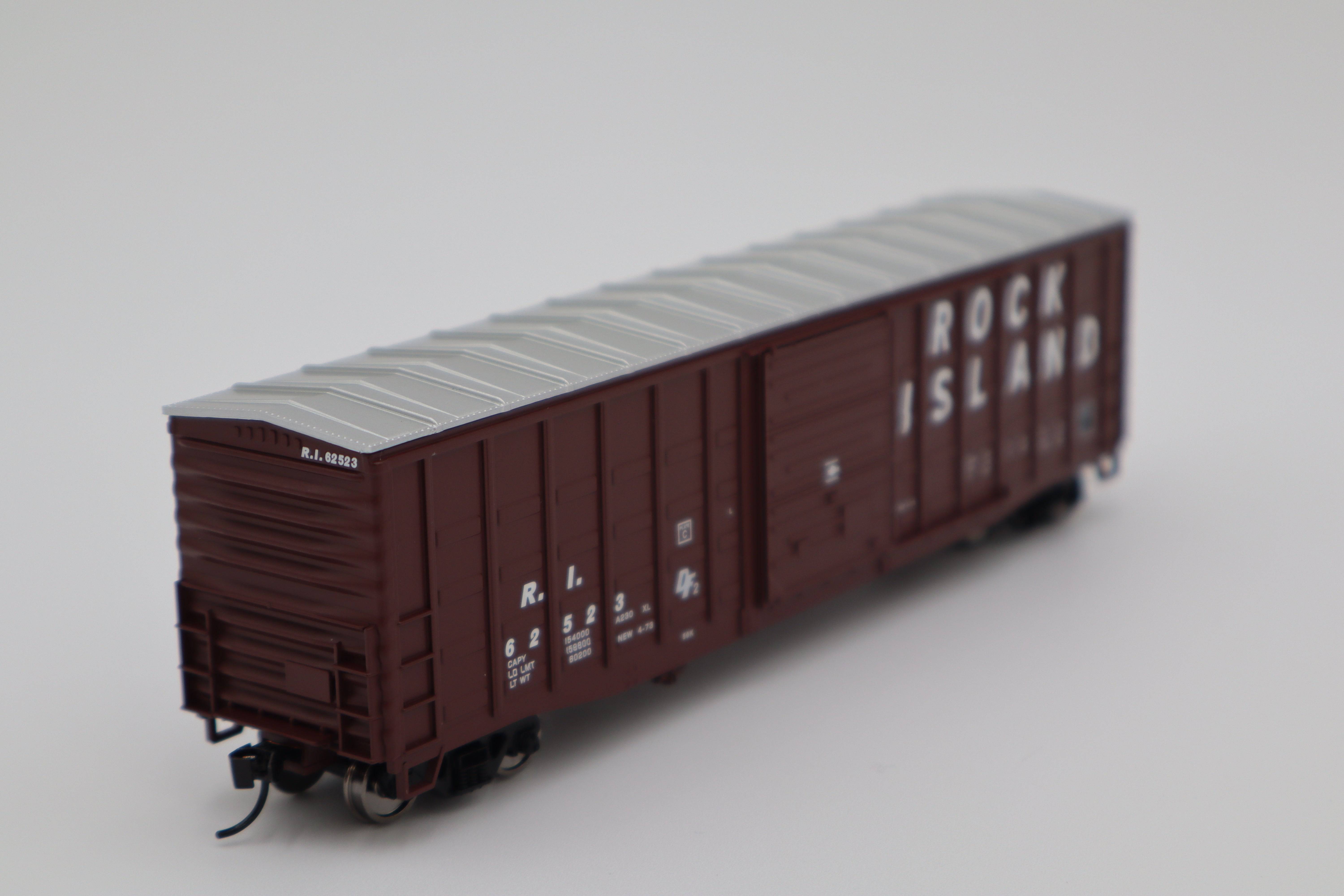 Walthers HO 910-46716 - Mainline - 50' Waffle Side Boxcar "Rock Island" #62523