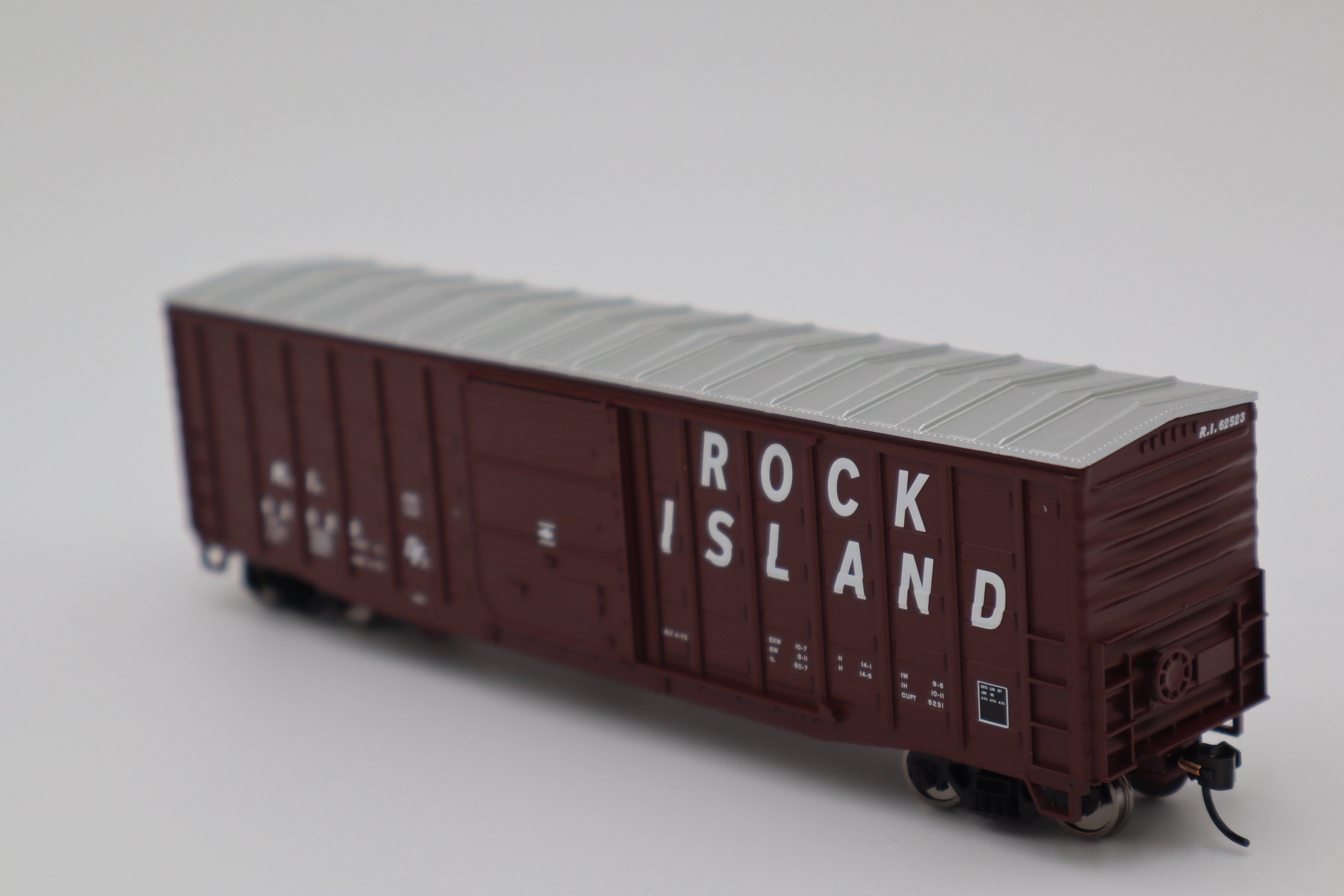 Walthers HO 910-46717 - Mainline - 50' Waffle Side Boxcar "Rock Island" #62729