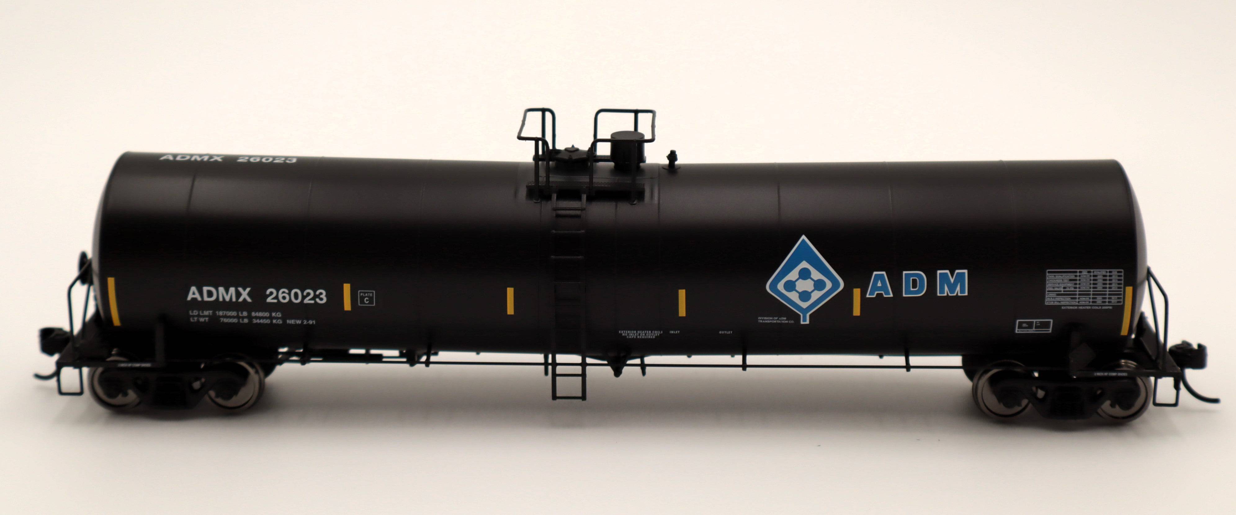 Walthers HO 910-48222 - Mainline - Trinity 25,000-Gallon Tank Car "ADM" #26023