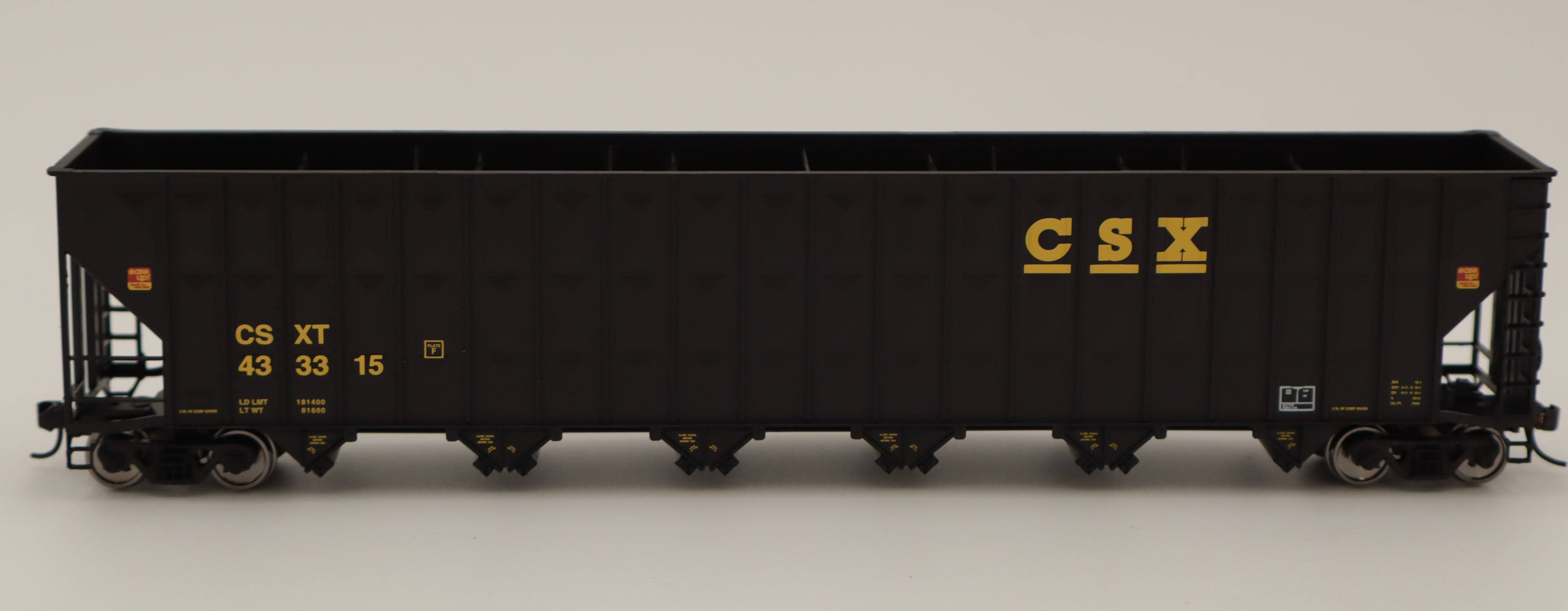 Walthers HO 910-56345 - Mainline - 73' Greenville 7,000 Cubic Foot Wood Chip Hopper "CSX" #433489