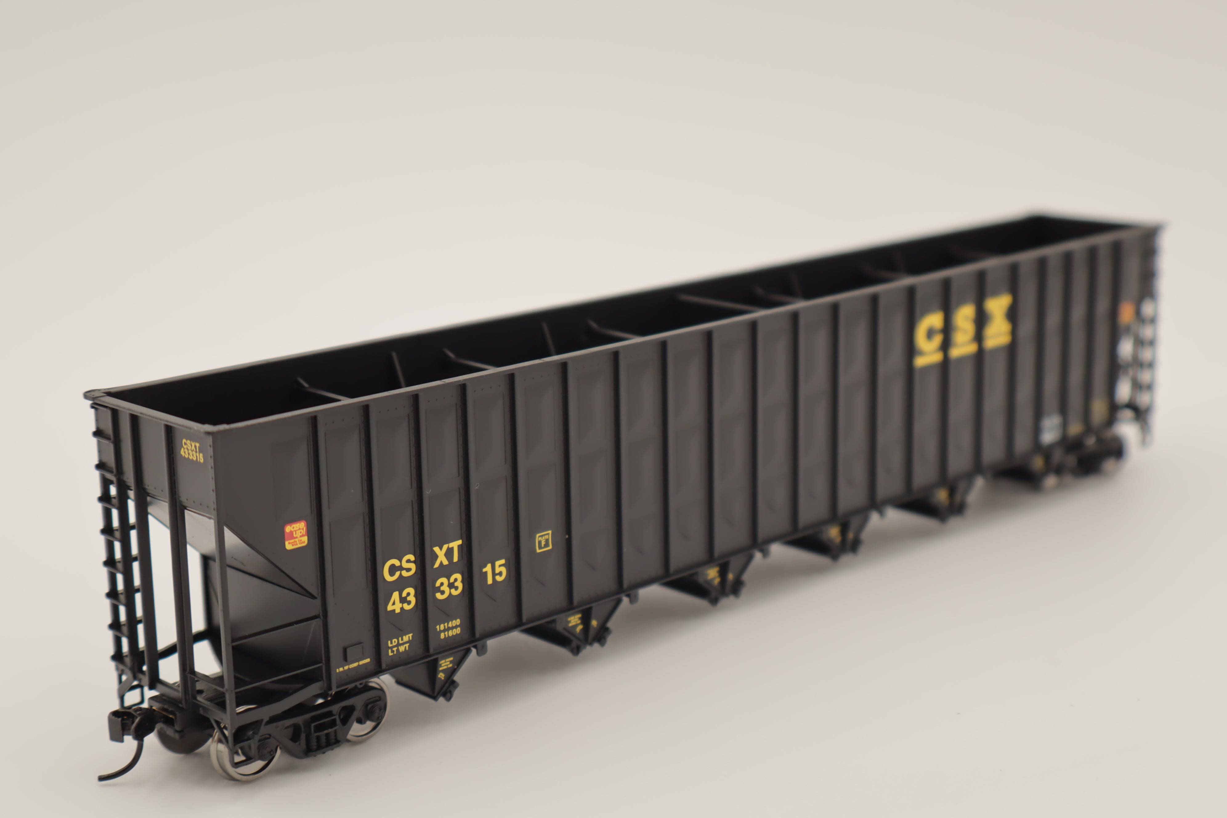 Walthers HO 910-56343 - Mainline - 73' Greenville 7,000 Cubic Foot Wood Chip Hopper "CSX" #433406