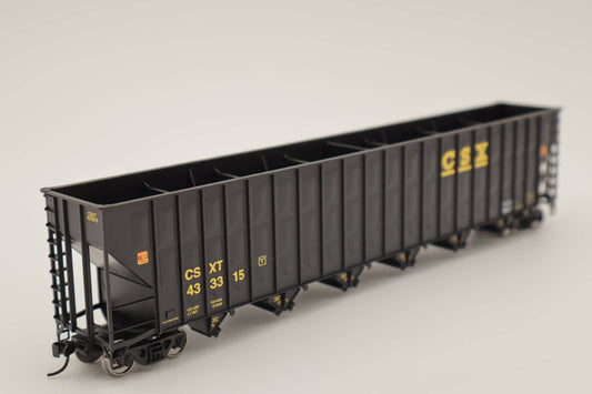 Walthers HO 910-56341 - Mainline - 73' Greenville 7,000 Cubic Foot Wood Chip Hopper "CSX" #433322