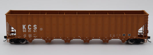 Walthers HO 910-56349 - Mainline - 73' Greenville 7,000 Cubic Foot Wood Chip Hopper "Kansas City Southern" #504131