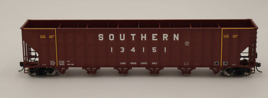 Walthers HO 910-56368 - Mainline - 73' Greenville 7,000 Cubic Foot Wood Chip Hopper "Southern" #134465 (brown)