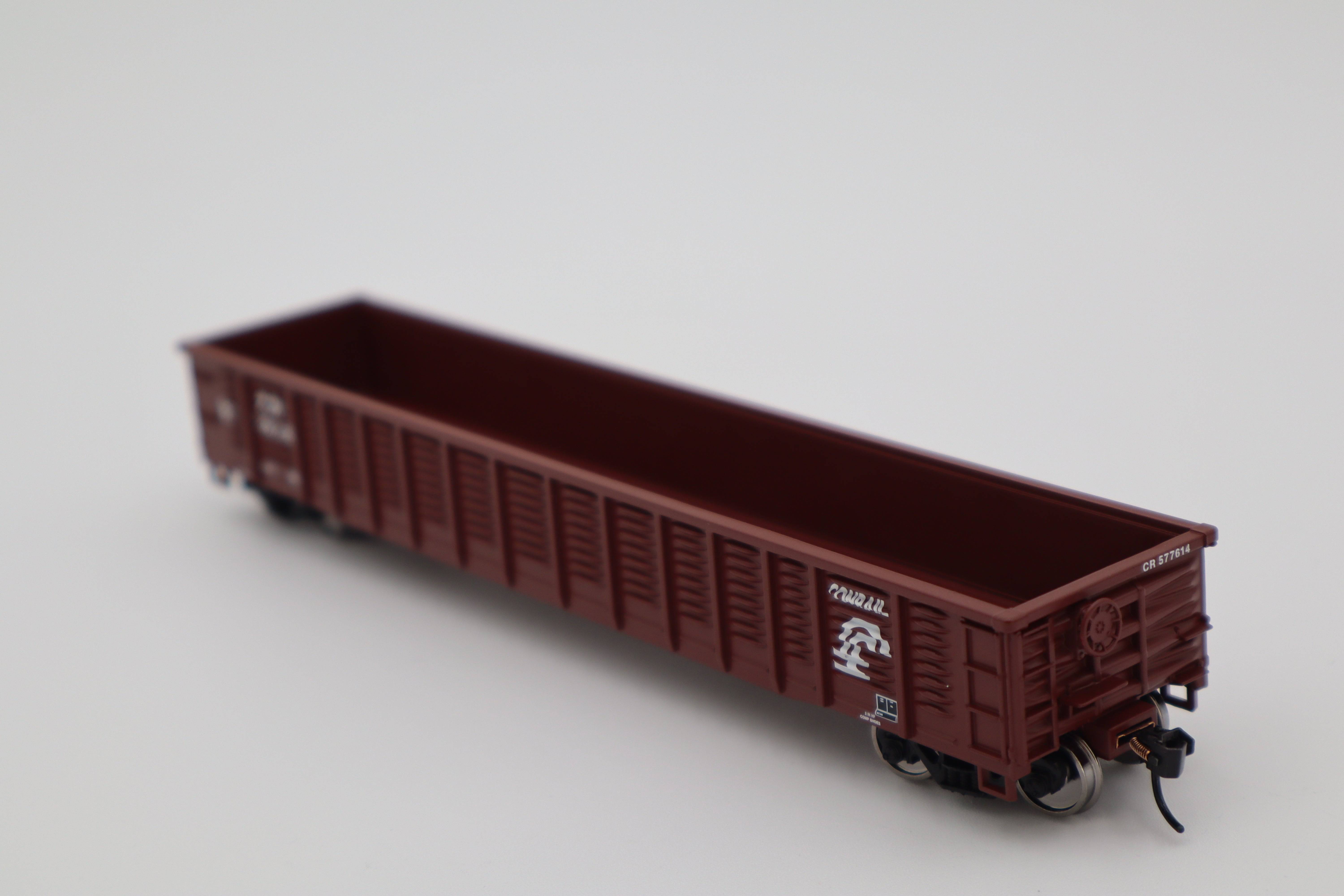 Walthers HO 910-6077 - Mainline - 53' Corrugated-Side Gondola "Conrail" #577614