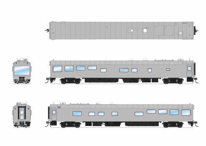 Broadway Limited Imports HO 9163 - Track Inspection Theater Car "Unlettered" (Painted Primer Gray)