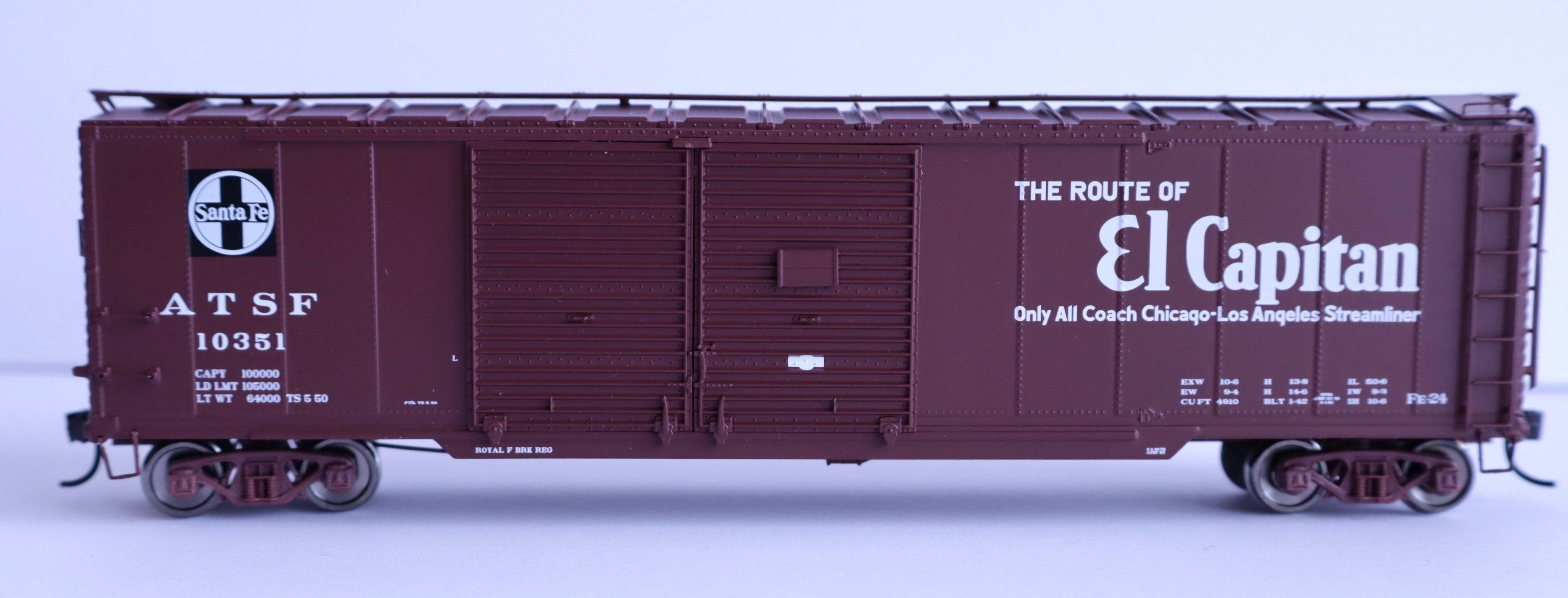 Walthers HO 920-101671 - Proto - 50' AAR Double-Door Boxcar "Santa Fe" #10366