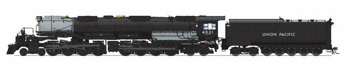 Broadway Limited Imports HO 9506 - Big Boy Steam Locomotive "Union Pacific" #4021 (1944 Appearance w/ Wilson Aftercooler, 25-C-400 Coal Tender) w/DCC/Paragon4Sound