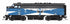 Broadway Limited Imports HO 9656 - EMD F3A Diesel Locomotive "Boston & Maine" #4228A (McGinnis, blue, white, black) w/DCC/Paragon4Sound
