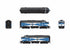 Broadway Limited Imports HO 9656 - EMD F3A Diesel Locomotive "Boston & Maine" #4228A (McGinnis, blue, white, black) w/DCC/Paragon4Sound