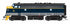 Broadway Limited Imports HO 9660 - EMD F3A Diesel Locomotive "South Branch Valley Chesapeake & Ohio" #8016 (restored Scheme, blue, gray) w/DCC/Paragon4Sound
