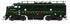 Broadway Limited Imports HO 9672 - EMD F3A/B Diesel Locomotive Set "Pennsylvania" #9510A, 9510B (Single Stripe, Brunswick Green) w/DCC/Paragon4Sound