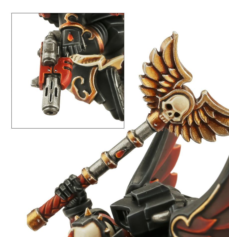 Games Workshop 41-17 - Warhammer 40,000 - Blood Angels: Chaplain With Jump Pack