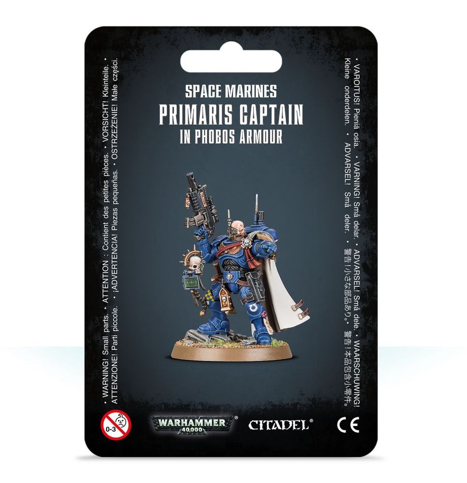 Games Workshop 48-68 - Warhammer 40,000 - Space Marines: Captain in Phobos Armour