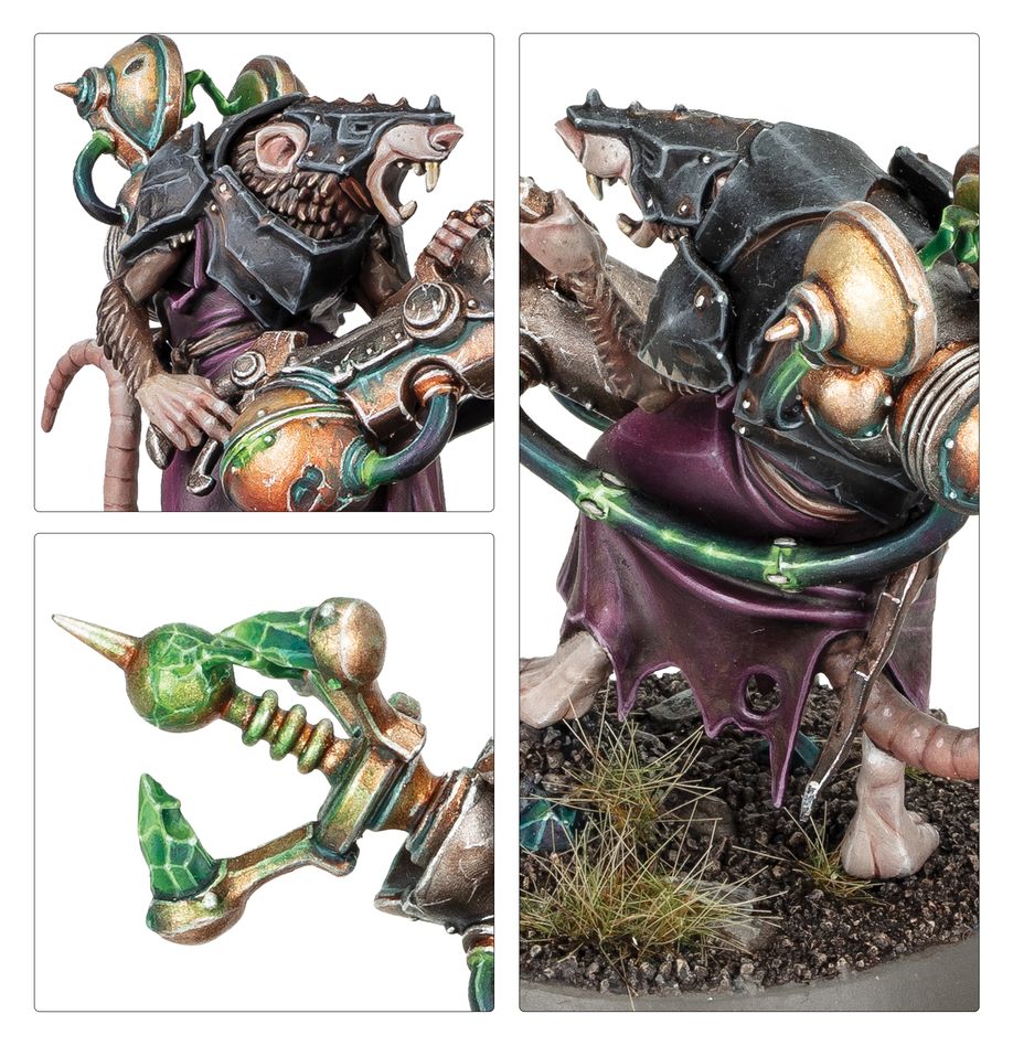 Games Workshop 90-51 - Age of Sigmar - Skaven: Warlock Galvaneer