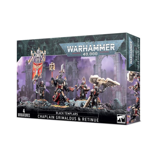 Games Workshop 55-44 - Warhammer 40,000 - Black Templars: Grimaldus & Retinue