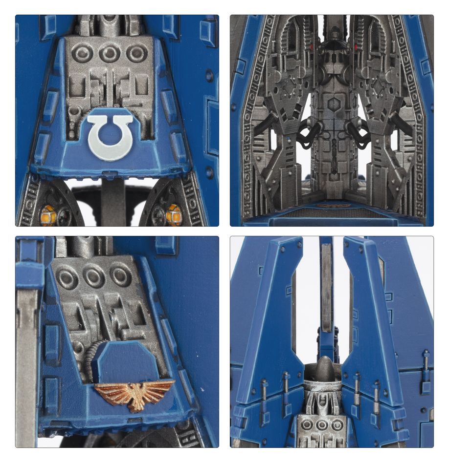 Games Workshop 48-101 - Warhammer 40,000 - Space Marines: Drop Pods