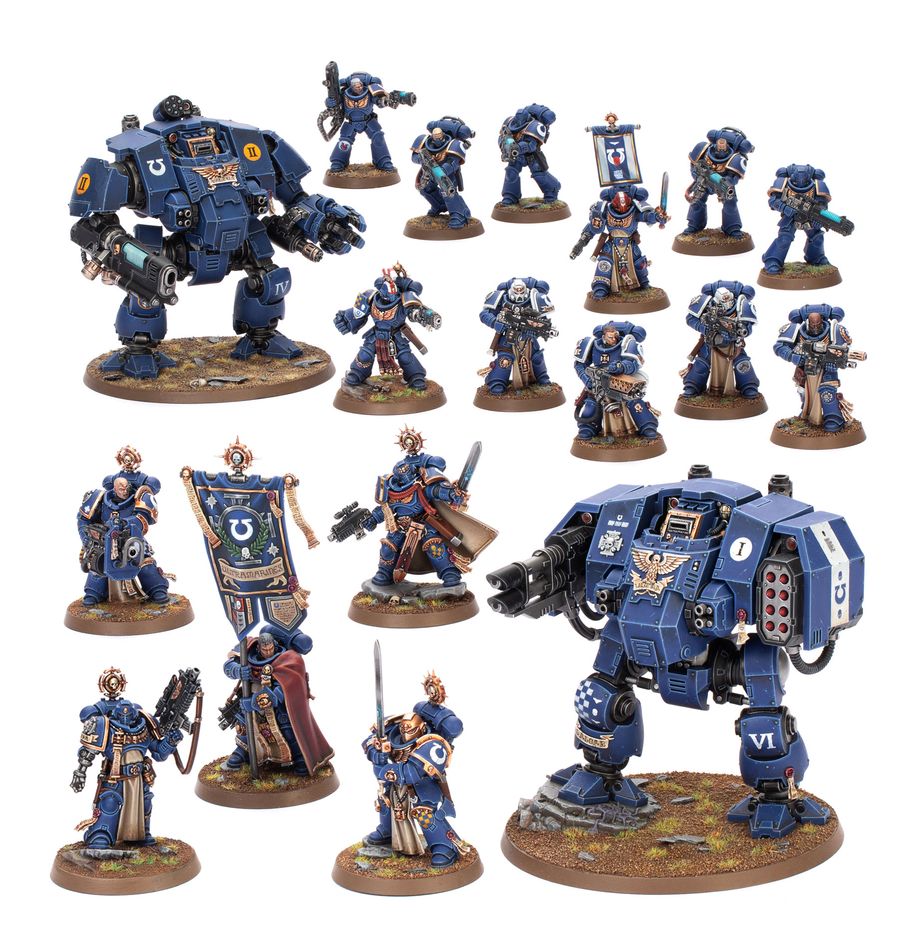 Games Workshop 71-48 - Warhammer 40,000 - Space Marines: Iron Halo Strike Force