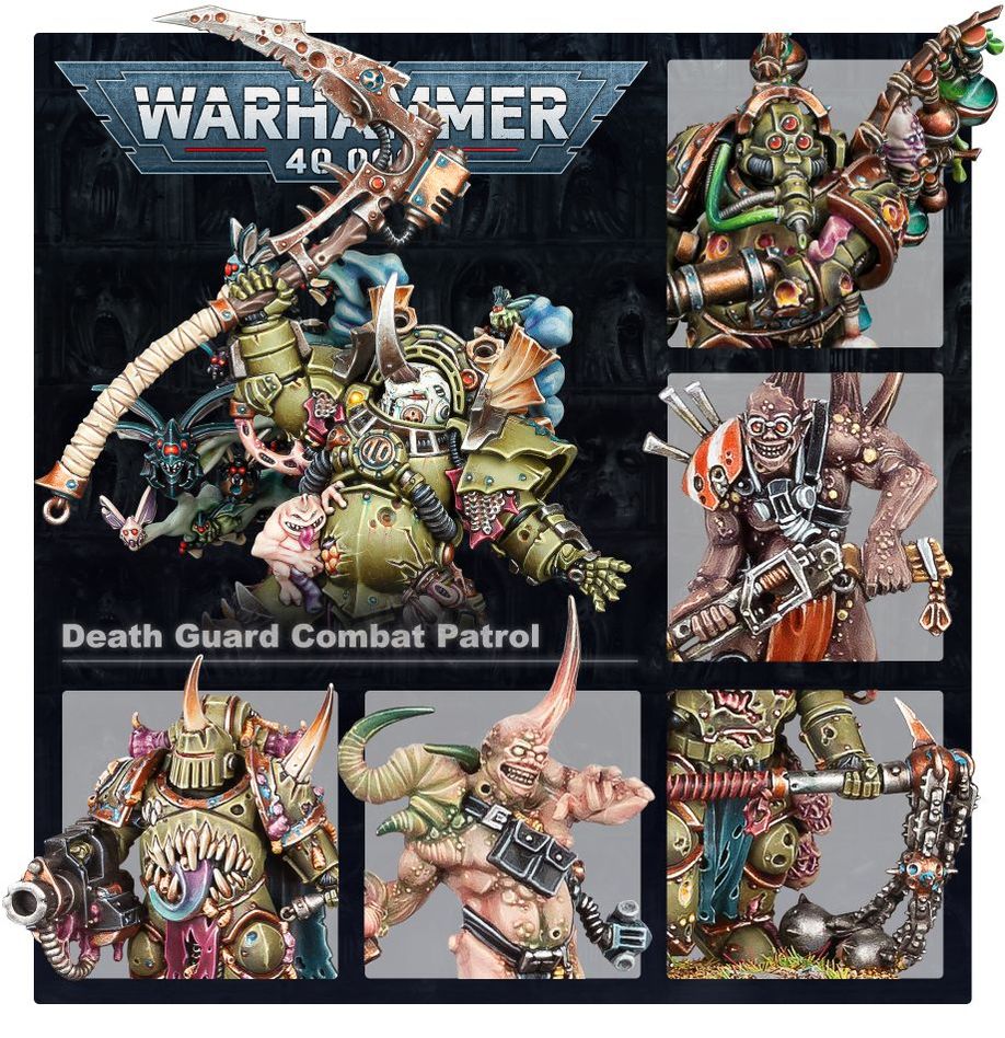 Games Workshop 43-75 - Warhammer 40,000 - Death Guard: Combat Patrol