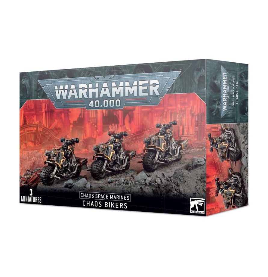 Games Workshop 43-08 - Warhammer 40,000 - Chaos Space Marines: Chaos Bikers