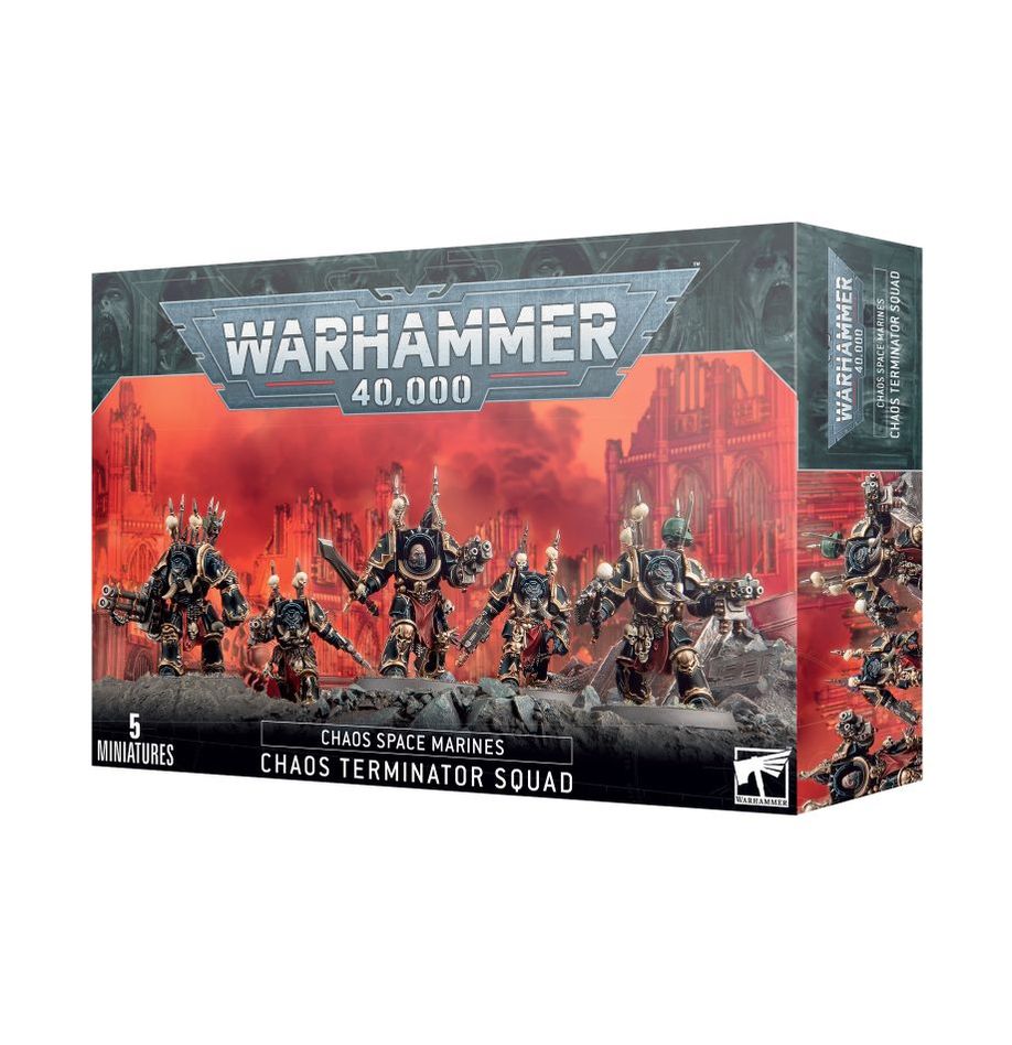 Games Workshop 43-19 - Warhammer 40,000 - Chaos Space Marines: Terminators - MrMuffin'sTrains