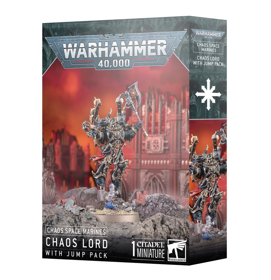 Games Workshop 43-101 - Warhammer 40,000 - Chaos Space Marines: Chaos Lord with Jump Pack