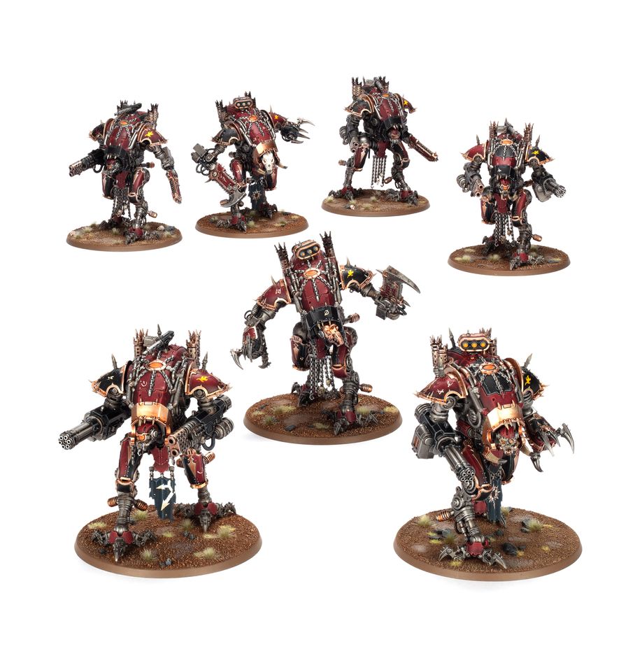 Games Workshop 43-104 - Warhammer 40,000 - Chaos Knights: Houndpack Lance