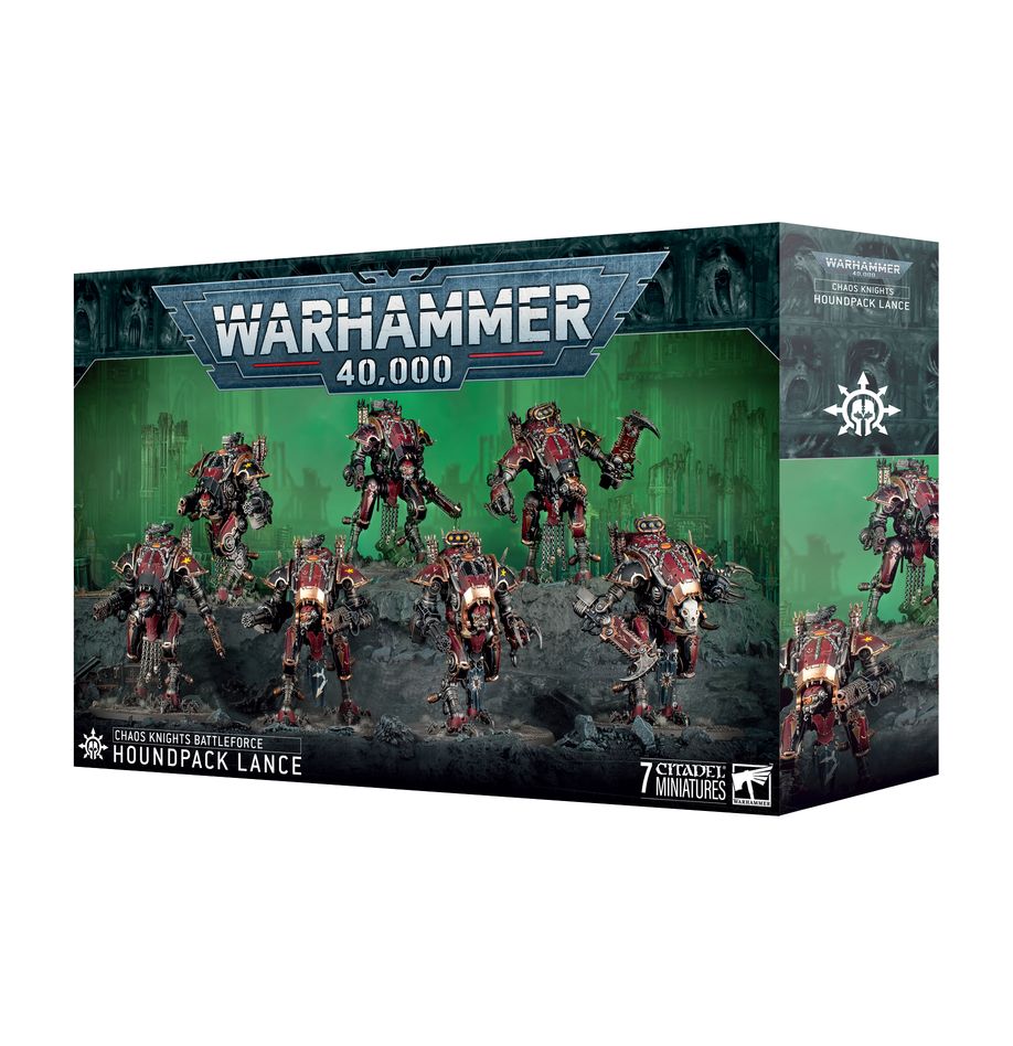 Games Workshop 43-104 - Warhammer 40,000 - Chaos Knights: Houndpack Lance