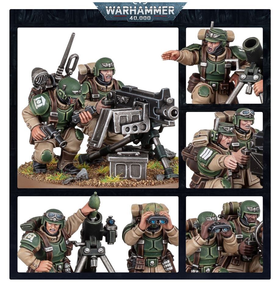 Games Workshop 47-19 - Warhammer 40,000 - Astra Militarum: Heavy Weapons Squad