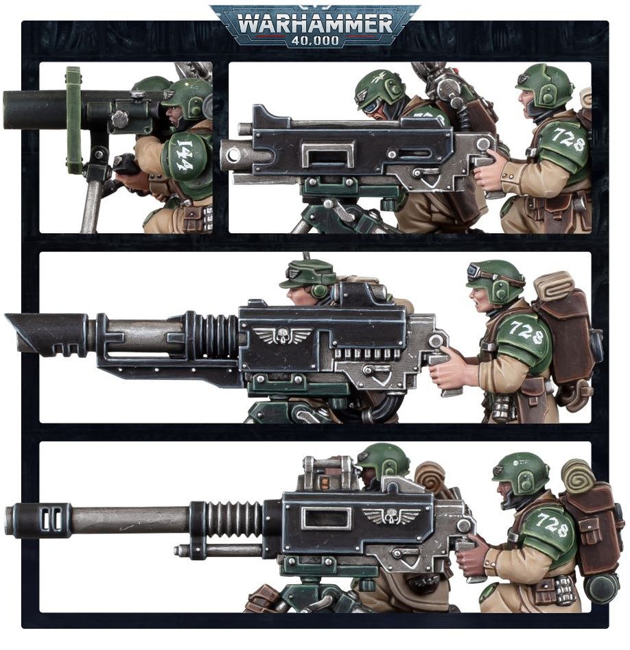 Games Workshop 47-19 - Warhammer 40,000 - Astra Militarum: Heavy Weapons Squad