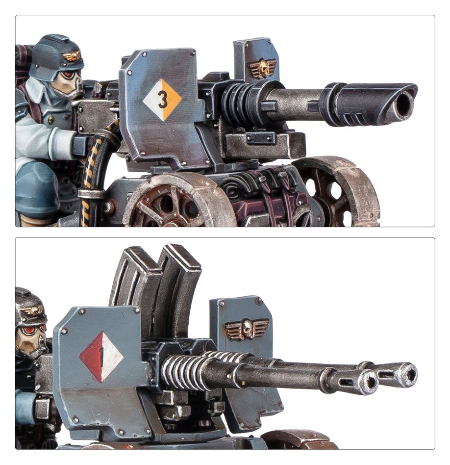 Games Workshop 47-73 - Warhammer 40,000 - Astra Militarum: Krieg Heavy Weapons Squad