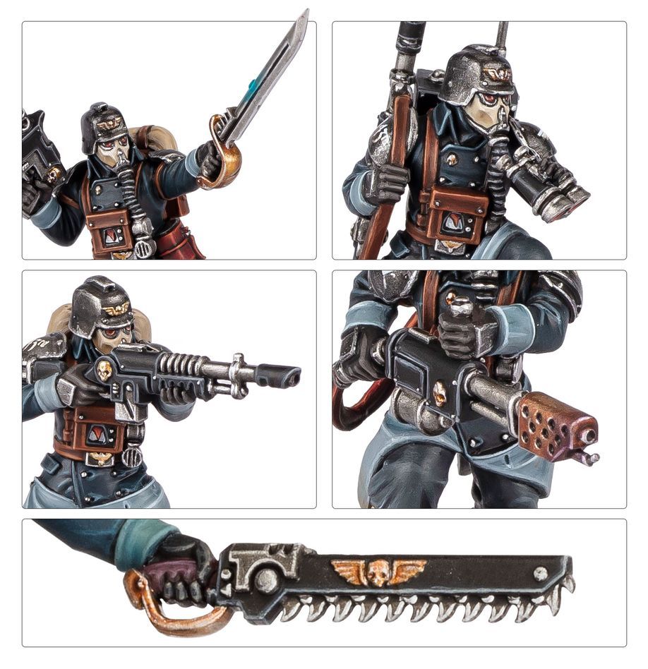 Games Workshop 73-472 - Warhammer 40,000 - Astra Militarum: Death Korps of Krieg Combat Patrol