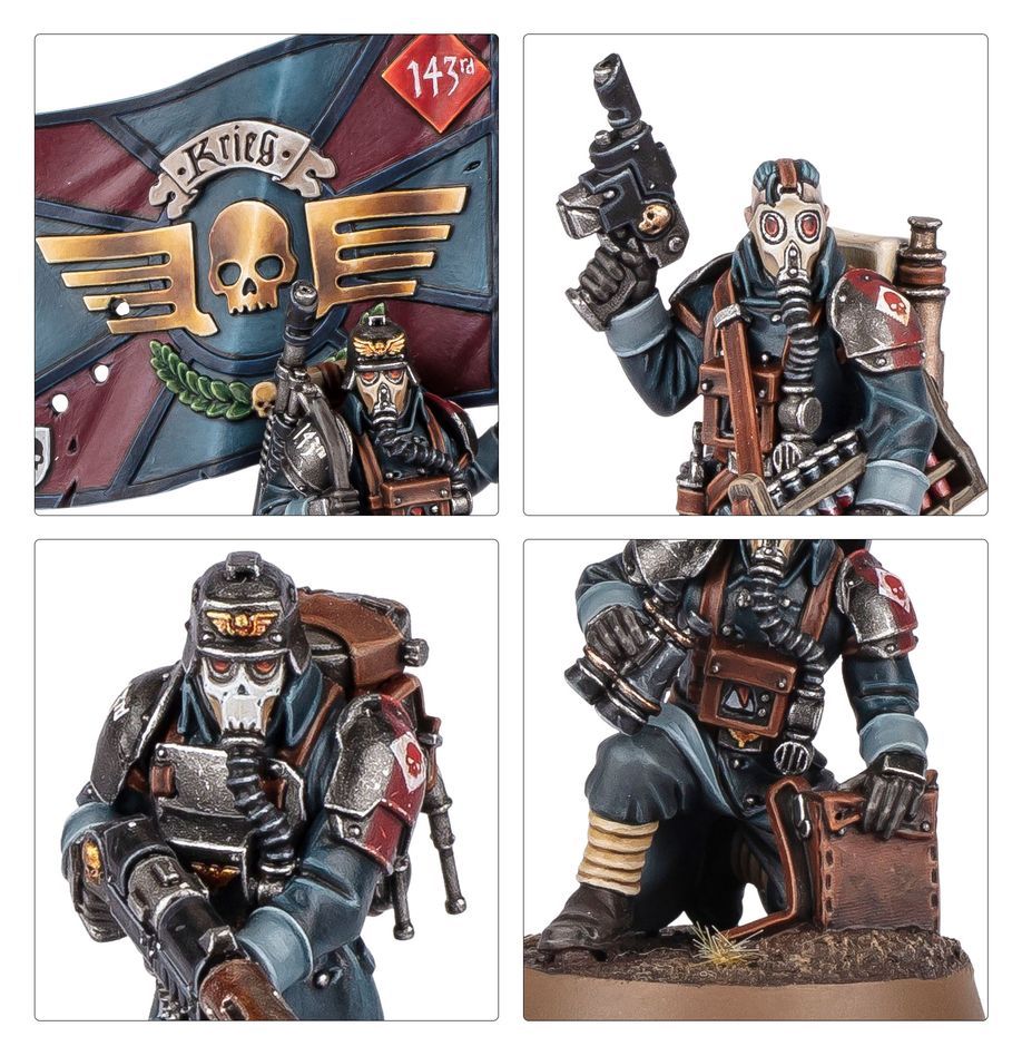Games Workshop 73-472 - Warhammer 40,000 - Astra Militarum: Death Korps of Krieg Combat Patrol