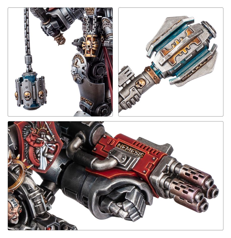 Games Workshop 57-05 - Warhammer 40,000 - Grey Knights: Grandmaster in Nemesis Dreadknight