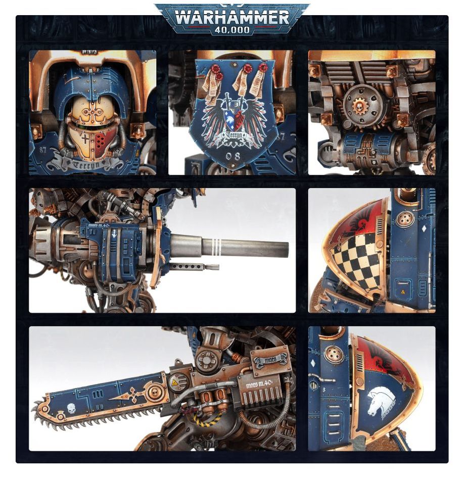 Games Workshop 54-15 - Warhammer 40,000 - Imperial Knights: Knight Questoris