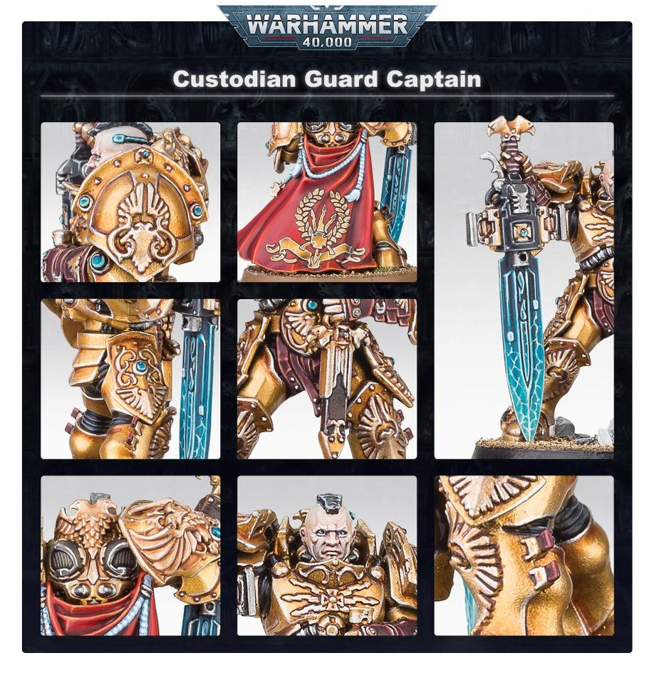 Games Workshop 01-07 - Warhammer 40,000: Adeptus Custodes: Custodian Guard Squad