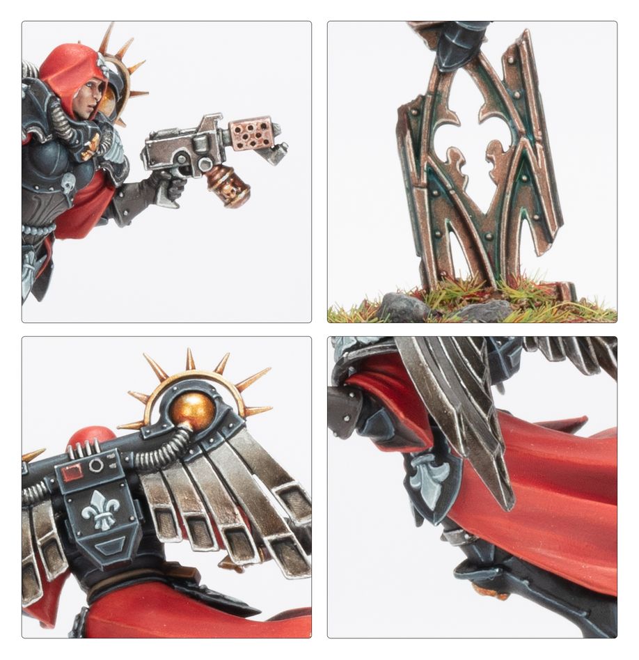 Games Workshop 52-61 - Warhammer 40,000 - Adepta Sororitas: Canoness with Jump Pack