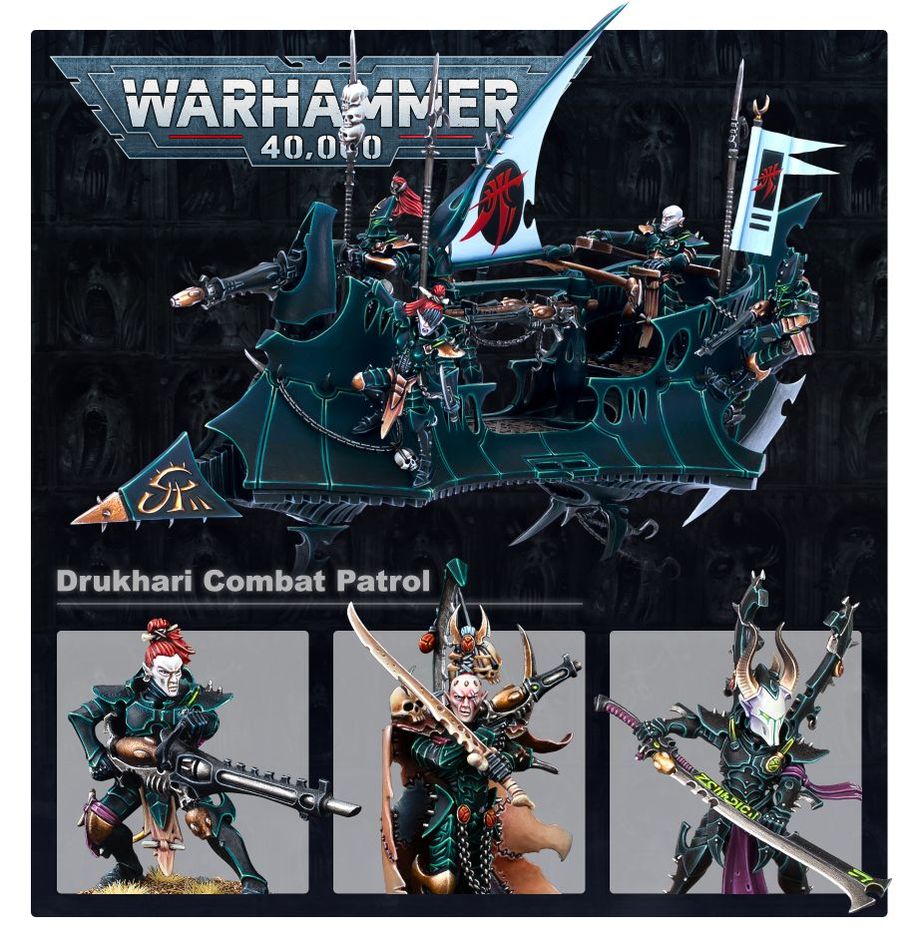 Games Workshop 45-43 - Warhammer 40,000 - Drukhari: Combat Patrol