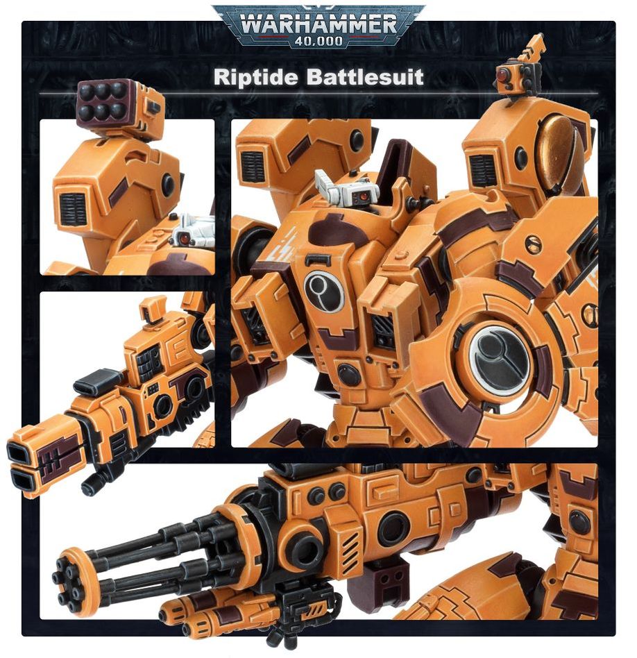 Games Workshop 56-13 - Warhammer 40,000 - T'au Empire: Riptide Battlesuit