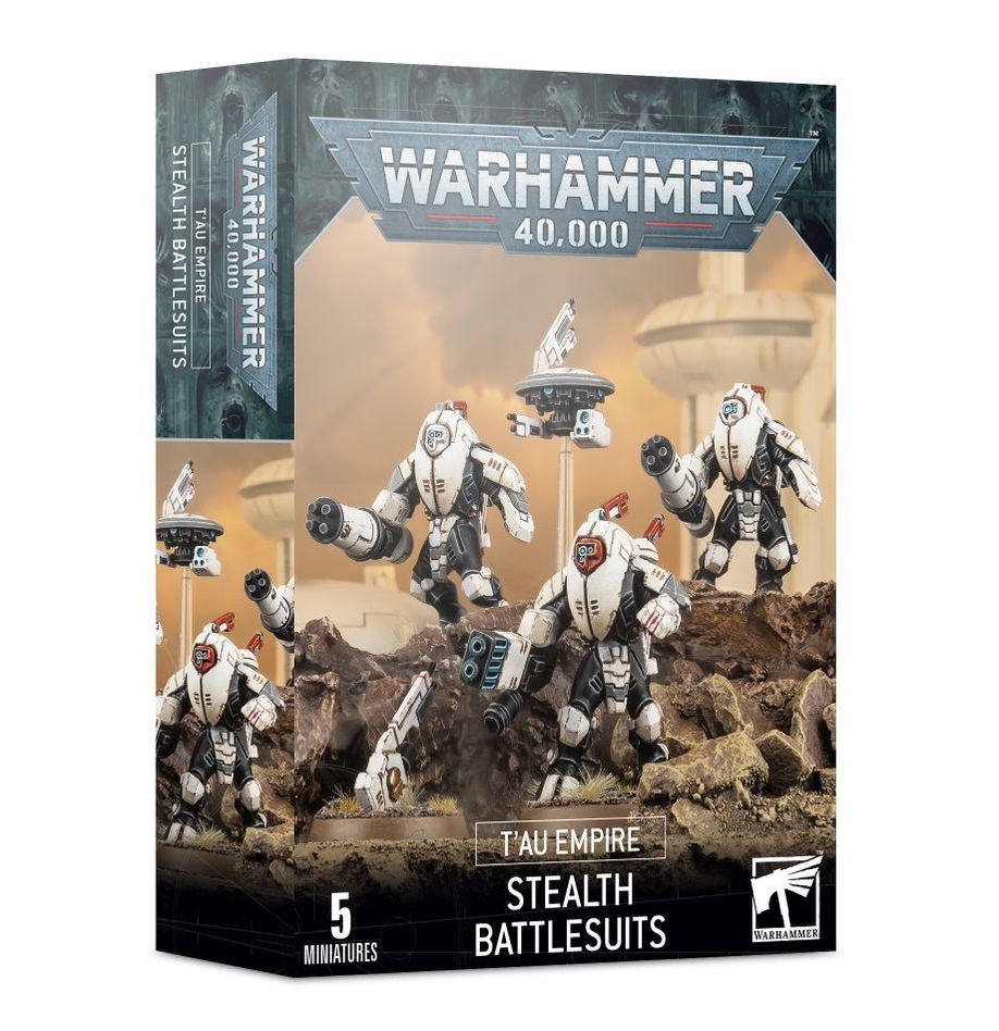 Games Workshop 56-14 - Warhammer 40,000 - T'au Empire:  Stealth Battlesuits