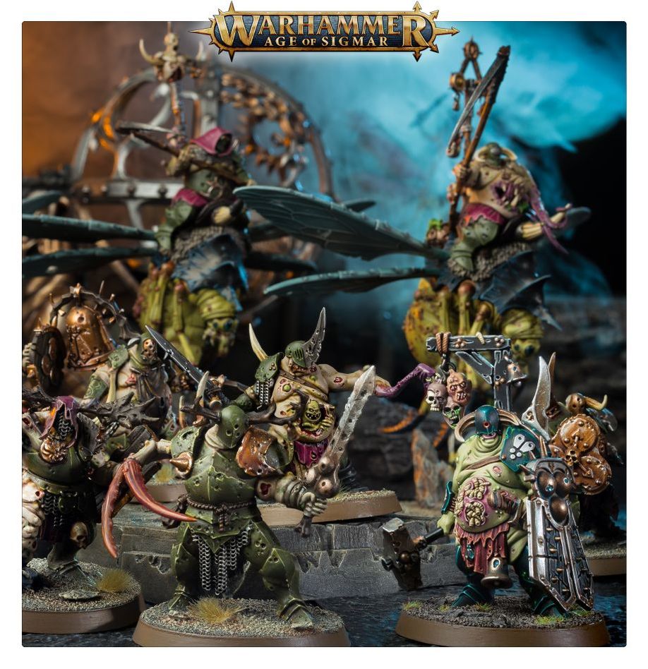 Games Workshop 83-28 - Age of Sigmar - Maggotkin of Nurgle: Putrid Blightkings