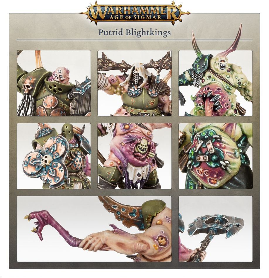 Games Workshop 83-28 - Age of Sigmar - Maggotkin of Nurgle: Putrid Blightkings